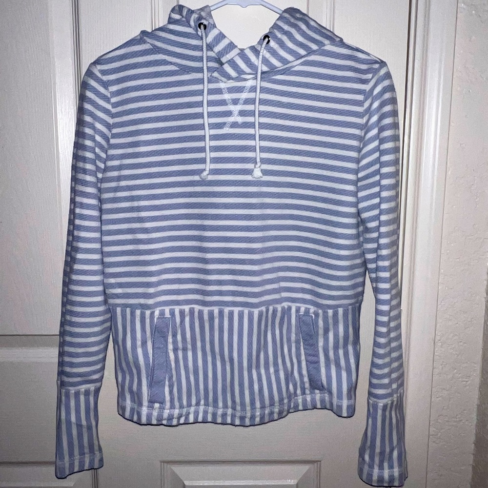 J crew hooded pullover